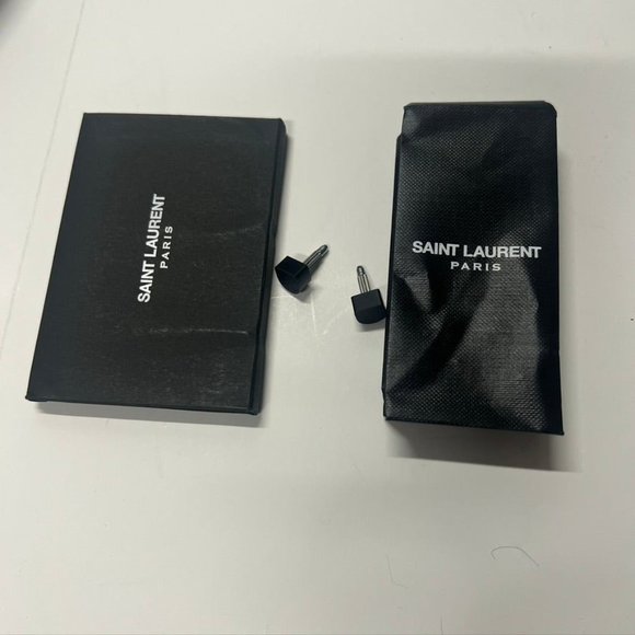 Saint Laurent Tribute 105 Black glitter sandal size 40 - Picture 3 of 11